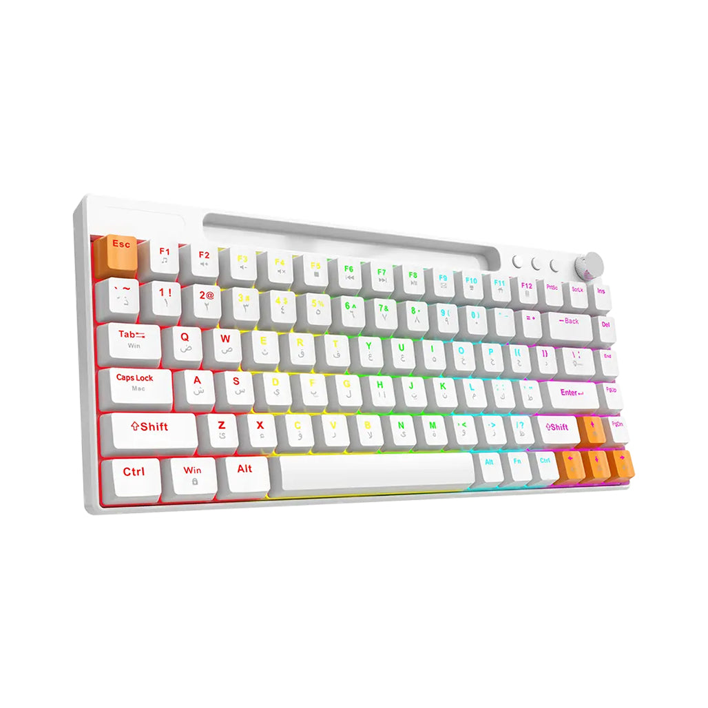 A Photo Of Porodo Gaming 84 Keys Mechanical Gaming Keyboard with SNK Red Switches