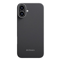 A Photo Of Pitaka Ultra-Slim Case for iPhone 16 Plus – Black/Grey