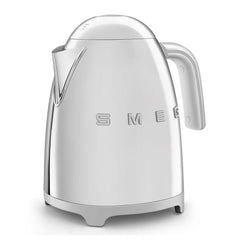 A Photo Of Smeg KLF03 Stainless Steel Electric Kettle – Retro Design, 1.7L Capacity, 3000W Fast Boil