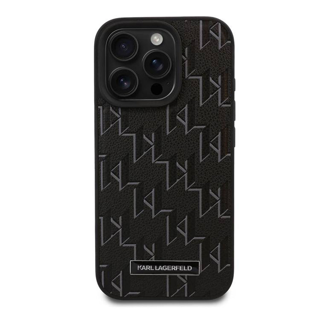 A Photo Of Karl Lagerfeld PU Hard Case for iPhone 16 Pro Max – Stylish Protection with Premium Design