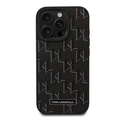 A Photo Of Karl Lagerfeld PU Hard Case for iPhone 16 Pro Max – Stylish Protection with Premium Design