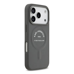 A Photo Of Karl Lagerfeld MagSafe PU Case with RSG Logo Buttons - iPhone 17 Pro