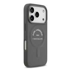 A Photo Of Karl Lagerfeld MagSafe PU Case with RSG Logo Buttons - iPhone 17 Pro Max