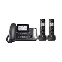A Photo Of Panasonic KX-TG9582 Corded/Cordless Phone – Advanced 2-Line Operation with Bluetooth & Outlook Integration