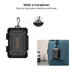 A Photo Of K&F Concept Memory Card Case – 25-Slot Shockproof Storage for SD, CF, CFexpress, Micro SD, SIM Cards
