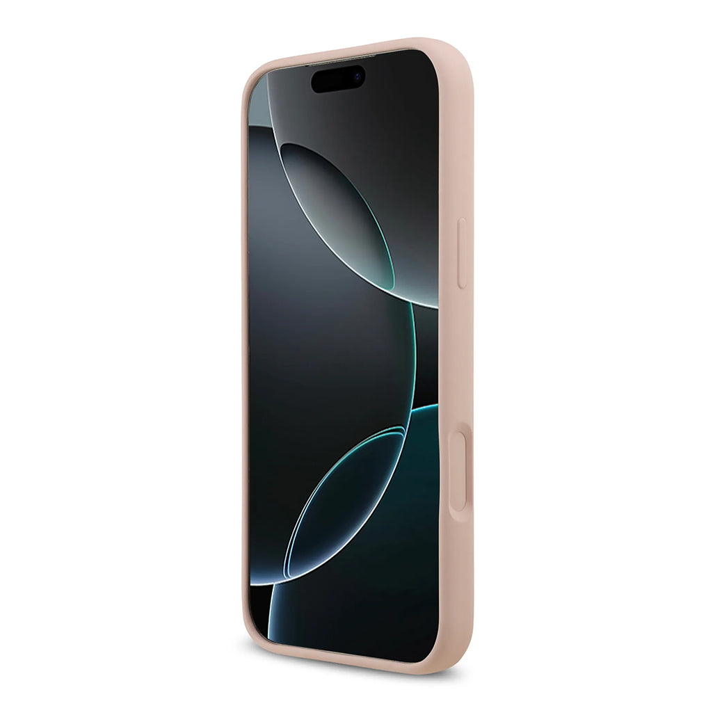 A Photo Of Karl Lagerfeld Liquid Silicone Case with Ikonik NFT Logo for iPhone 17 Pro Max
