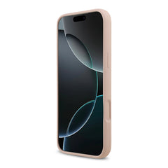 A Photo Of Karl Lagerfeld Liquid Silicone Case with Ikonik NFT Logo for iPhone 17 Pro Max