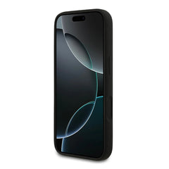 A Photo Of Karl Lagerfeld Liquid Silicone iPhone 17 Pro Max Case with Karl & Choupette Sketch