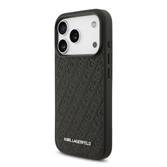 A Photo Of Karl Lagerfeld MagSafe PU Leather Case for iPhone 17 Pro