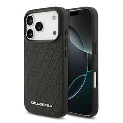 A Photo Of Karl Lagerfeld MagSafe PU Leather Case for iPhone 17 Pro
