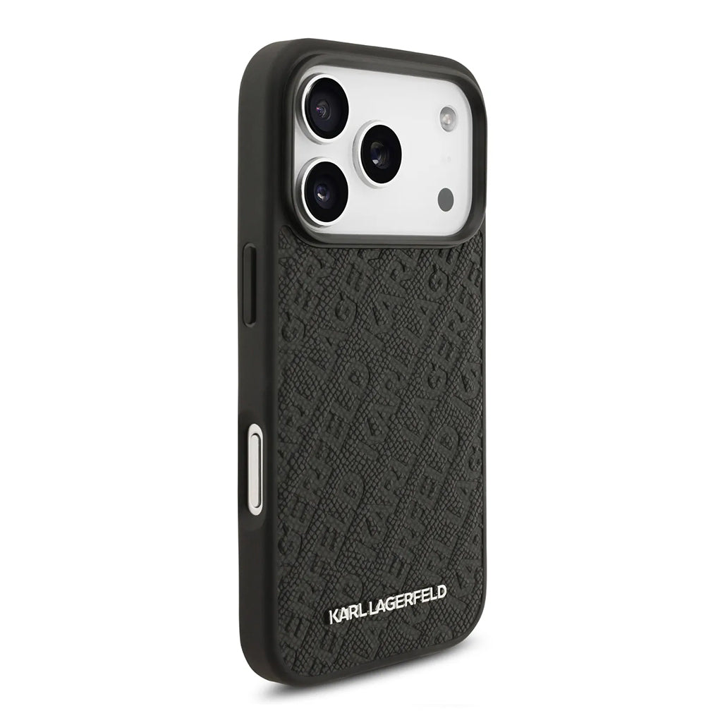 A Photo Of Karl Lagerfeld MagSafe PU Leather Case for iPhone 17 Pro