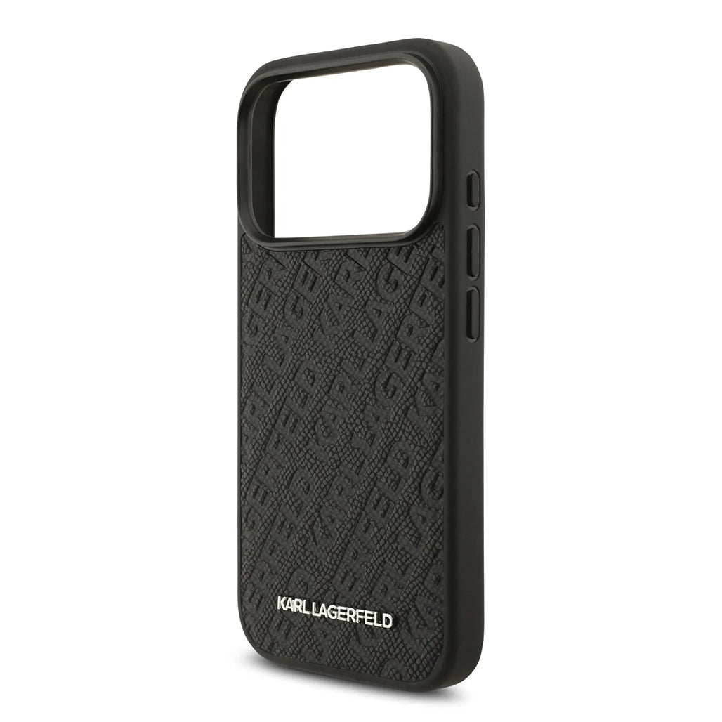A Photo Of Karl Lagerfeld MagSafe PU Leather Case for iPhone 17 Pro