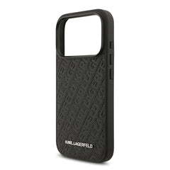 A Photo Of Karl Lagerfeld MagSafe PU Leather Case for iPhone 17 Pro