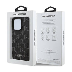 A Photo Of Karl Lagerfeld PU Hard Case for iPhone 16 Pro Max – Stylish Protection with Premium Design
