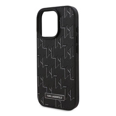 A Photo Of Karl Lagerfeld PU Hard Case for iPhone 16 Pro Max – Stylish Protection with Premium Design
