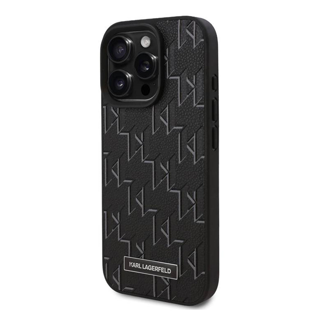 A Photo Of Karl Lagerfeld PU Hard Case for iPhone 16 Pro Max – Stylish Protection with Premium Design