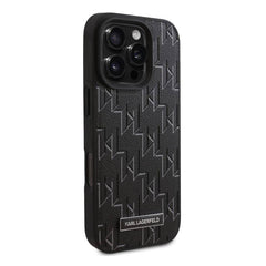 A Photo Of Karl Lagerfeld PU Hard Case for iPhone 16 Pro Max – Stylish Protection with Premium Design