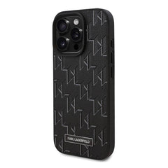 A Photo Of Karl Lagerfeld PU Hard Case for iPhone 16 Pro Max – Stylish Protection with Premium Design