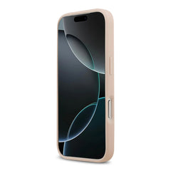 A Photo Of Karl Lagerfeld PU Leather Case with Karl & Choupette Head Pins for iPhone 17 Pro Max