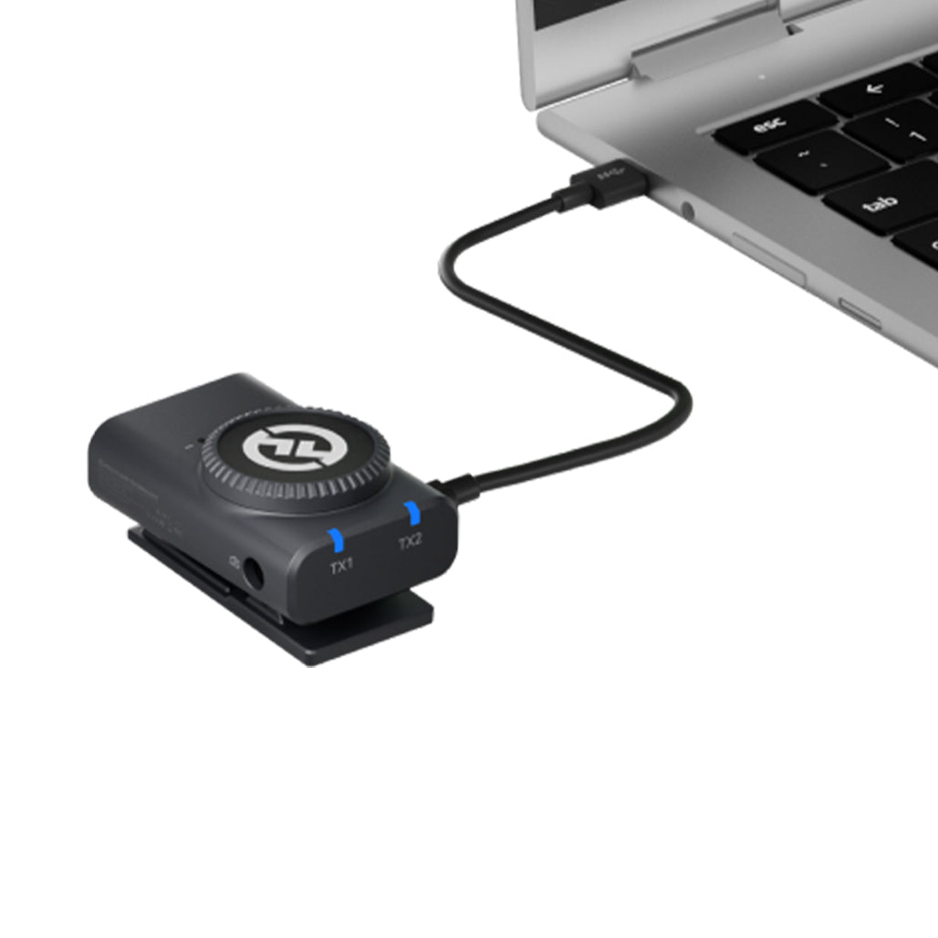 A Photo Of Hollyland LARK M2 Wireless Microphone – Lightweight 9g, 40-Hour Battery, ENC Noise Cancellation, 300m Range, Multi-Device Compatibility
