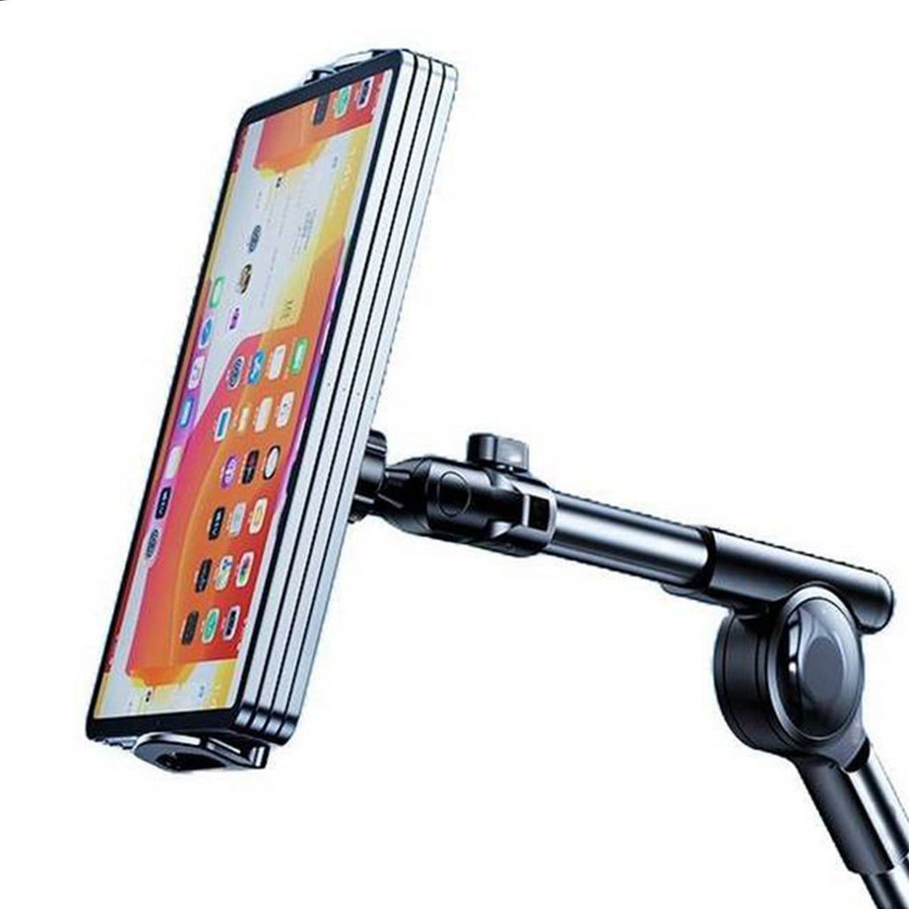 A Photo Of Rtako LD052 140CM Floor-Standing Turbo Self-Locking Lazy Bracket – 360° Adjustable Holder for Smartphones & Tablets