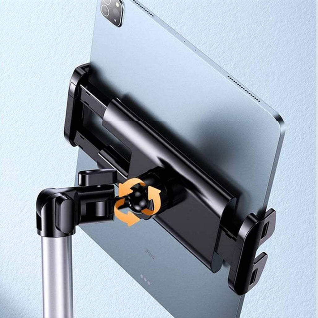 A Photo Of Rtako LD052 140CM Floor-Standing Turbo Self-Locking Lazy Bracket – 360° Adjustable Holder for Smartphones & Tablets