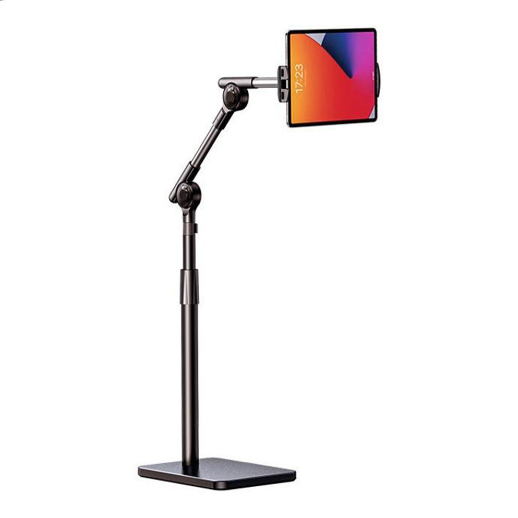 A Photo Of Rtako LD052 140CM Floor-Standing Turbo Self-Locking Lazy Bracket – 360° Adjustable Holder for Smartphones & Tablets