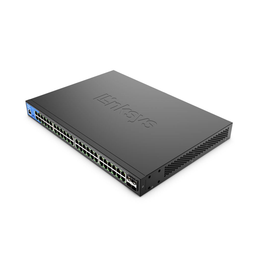 A Photo Of Linksys LGS352MPC-EU - 48-Port Managed Gigabit PoE+ Switch with 4 10G SFP+ Uplinks and 740W Power Budget