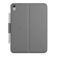 A Photo Of Logitech Slim Folio Bluetooth Keyboard Case for iPad 10th Generation – Oxford Grey (English Layout)