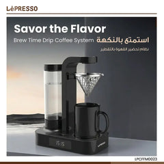 A Photo Of Lepresso Brew Time Drip Coffee Maker