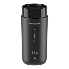 A Photo Of Lepresso Smart Travel Heating Mug – Temperature-Controlled Coffee Mug with Wireless Charging