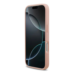 A Photo Of Lacoste MagSafe PU Leather Hard Case with Bliss Design for iPhone 17 Pro
