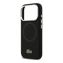 A Photo Of Lacoste MagSafe Silicone Case with Metal Logo for iPhone 17 Pro