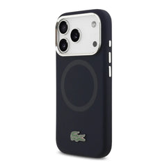 A Photo Of Lacoste MagSafe Silicone Case with Metal Logo for iPhone 17 Pro