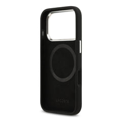 A Photo Of Lacoste MagSafe Silicone Case with Metal Logo for iPhone 17 Pro