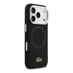 A Photo Of Lacoste MagSafe Silicone Case with Metal Logo for iPhone 17 Pro
