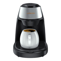 A Photo Of LePresso Mini Coffee Maker with Ceramic Mug