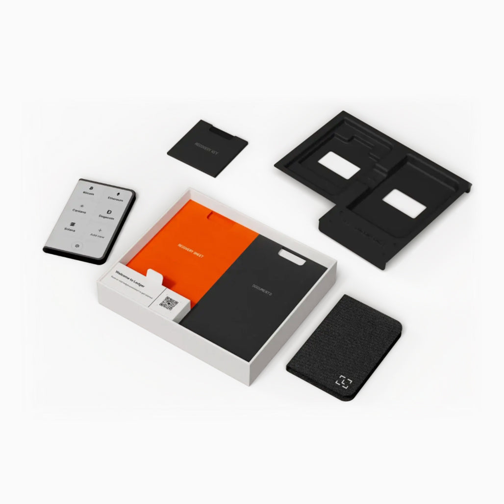 A Photo Of Ledger Stax - Secure Touchscreen Hardware Wallet