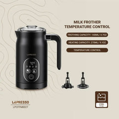 A Photo Of Lepresso Four Froth Milk Frother - Black