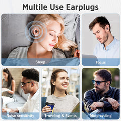 A Photo Of Link Dream Silicone Sleep Ear Plugs 28dB Noise Cancelling Reusable Earbuds