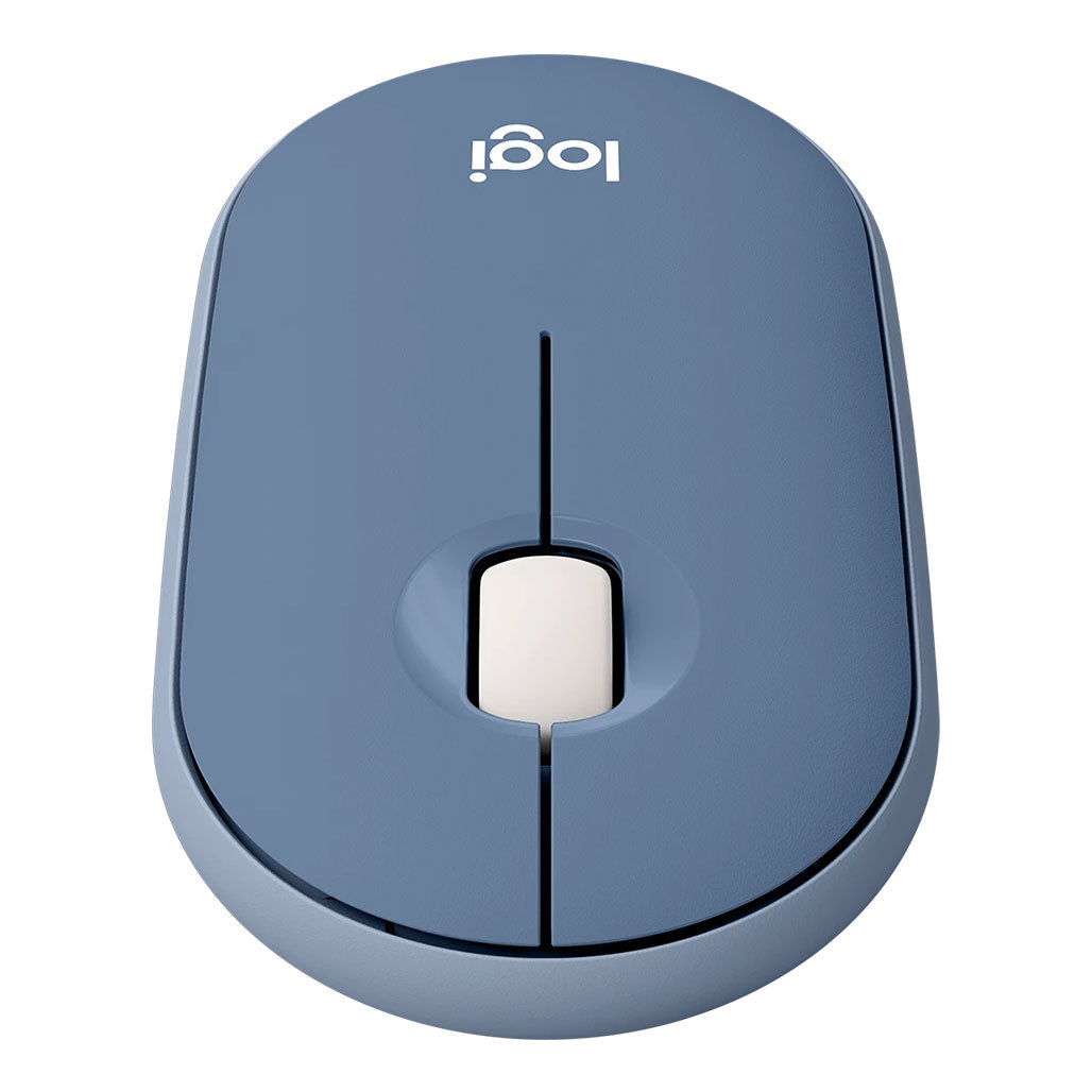 A Photo Of Logitech 910-006753 Pebble M350 - Blueberry - Slim Portable Wireless Mouse