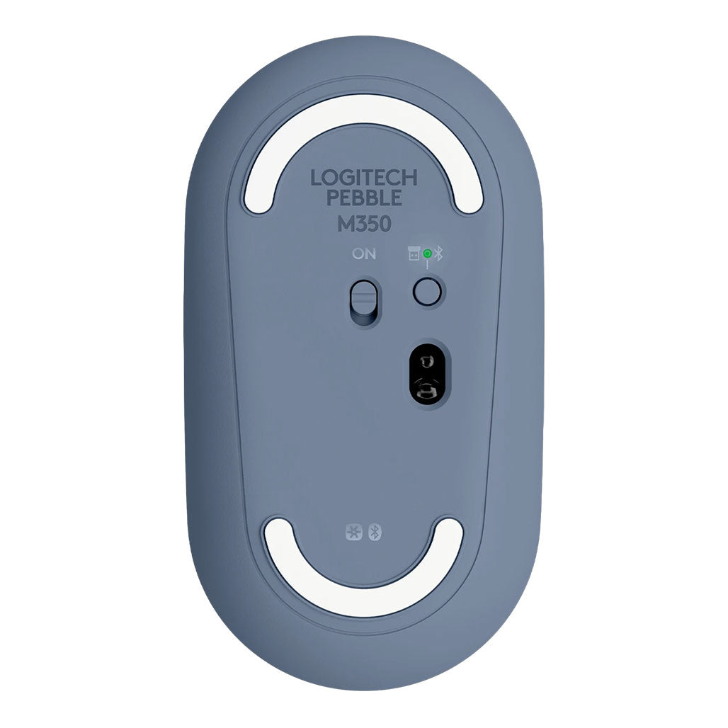 A Photo Of Logitech 910-006753 Pebble M350 - Blueberry - Slim Portable Wireless Mouse