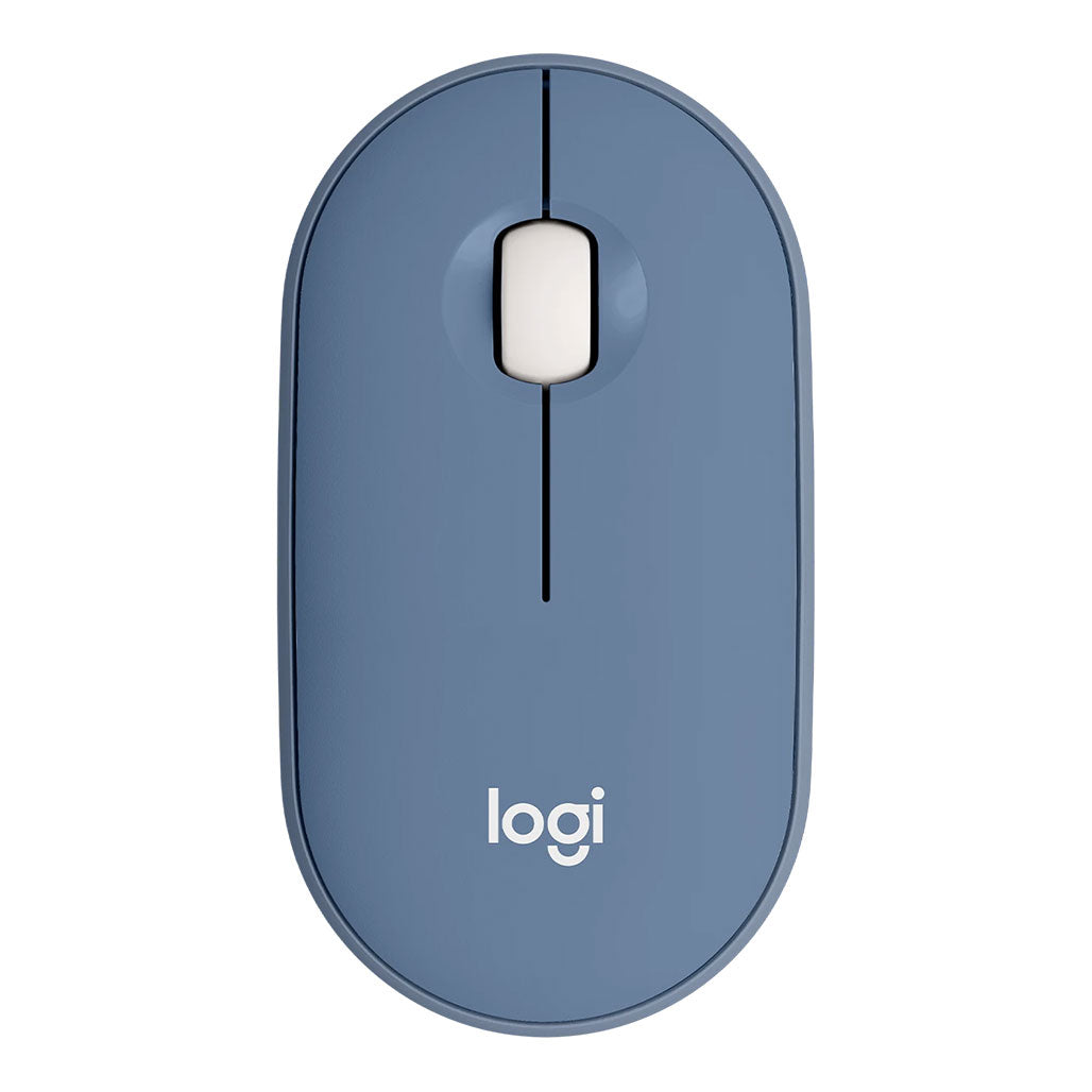 A Photo Of Logitech 910-006753 Pebble M350 - Blueberry - Slim Portable Wireless Mouse