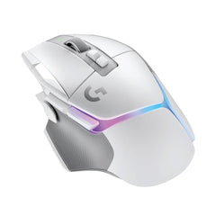 A Photo Of Logitech 910-006172 G502 X Plus - Wireless RGB Gaming Mouse - White - LIGHTFORCE Hybrid Switches, LIGHTSPEED Technology, HERO 25K Sensor