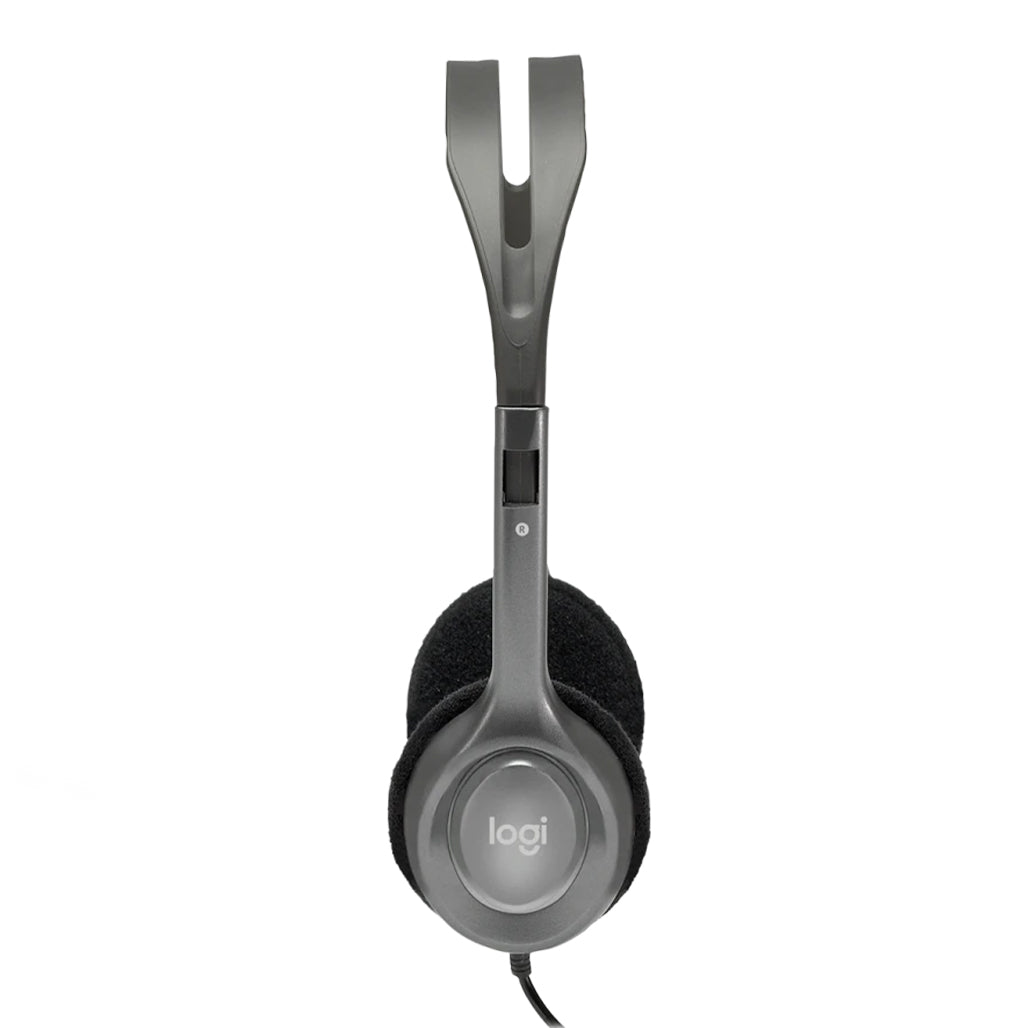A Photo Of Logitech H110 Stereo Headset with 3.5mm Dual Plug