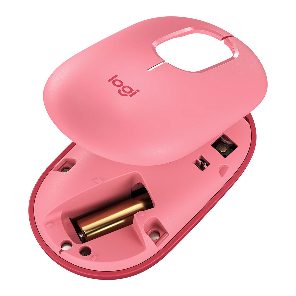A Photo Of Logitech POP Wireless Mouse with Emoji Customization