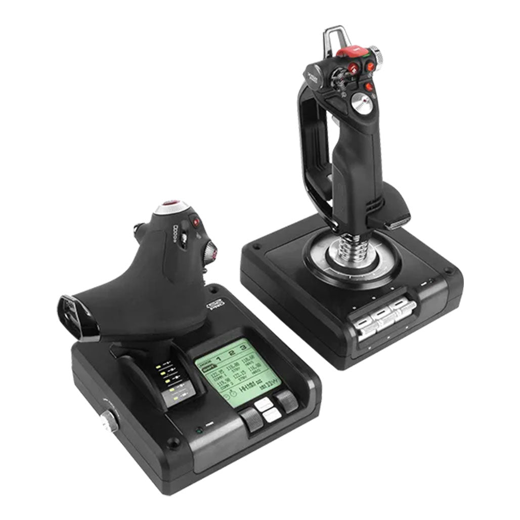 A Photo Of Logitech 945-000003 X52 Professional H.O.T.A.S. - Ultimate Precision for Flight Simulators