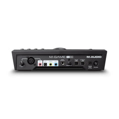 A Photo Of M-Audio - M-Game RGB Dual - Dual USB Streaming Interface with RGB Lighting, Voice FX & Sampler