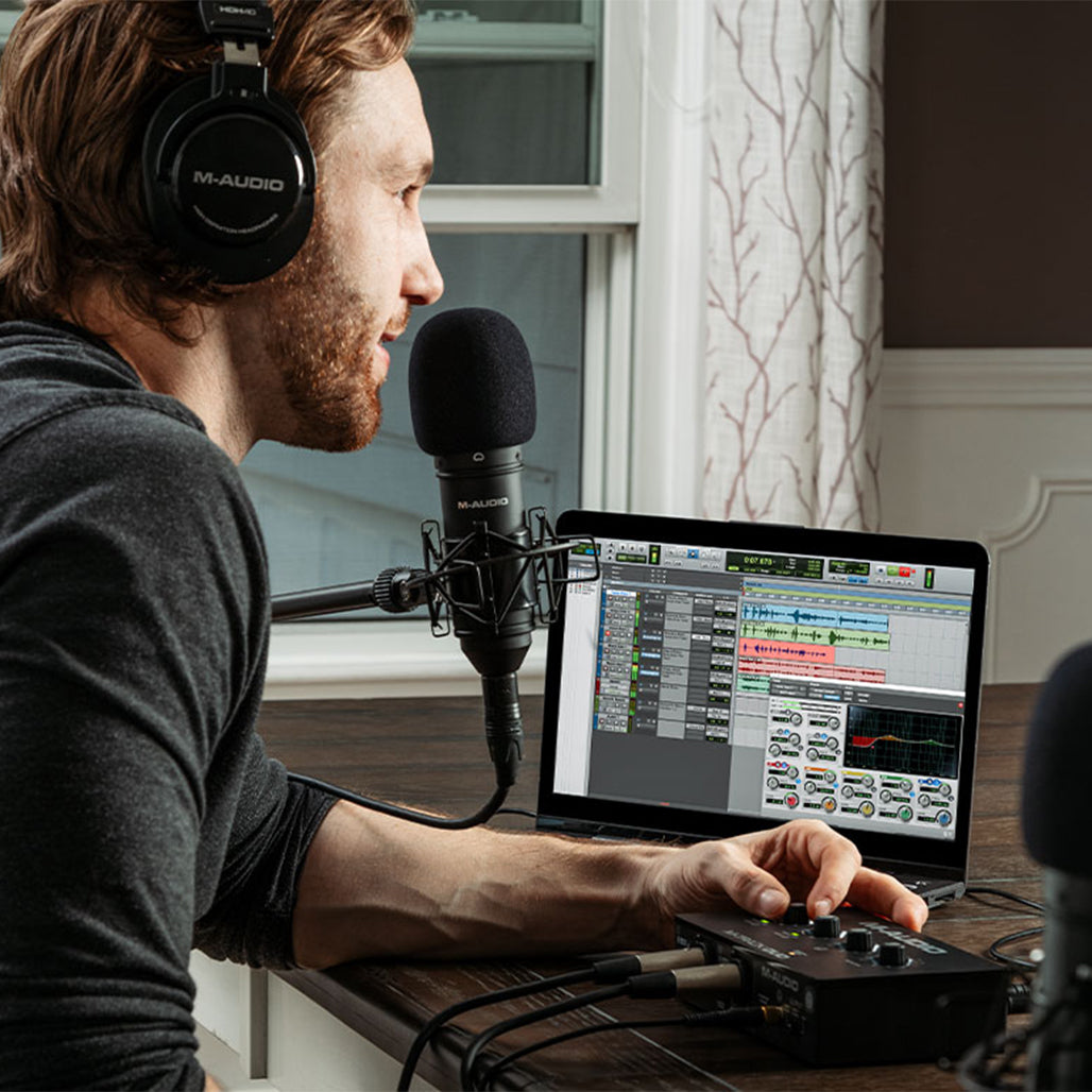 A Photo Of M-Audio M-Track Duo – 2-Channel USB Audio Interface