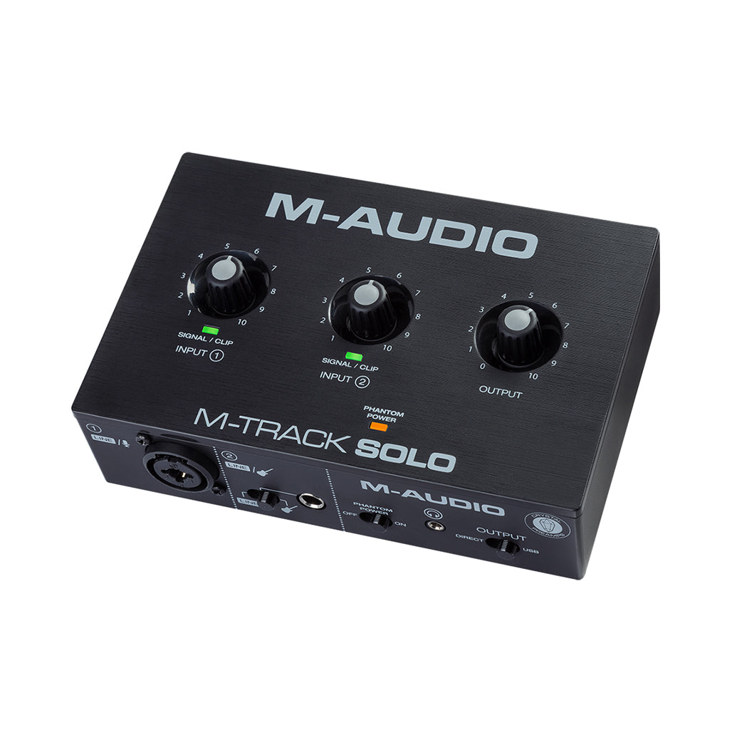 A Photo Of M-Audio M-Track Solo – Compact USB Audio Interface